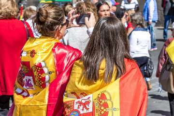 Concentración en la capital grancanaria por la 